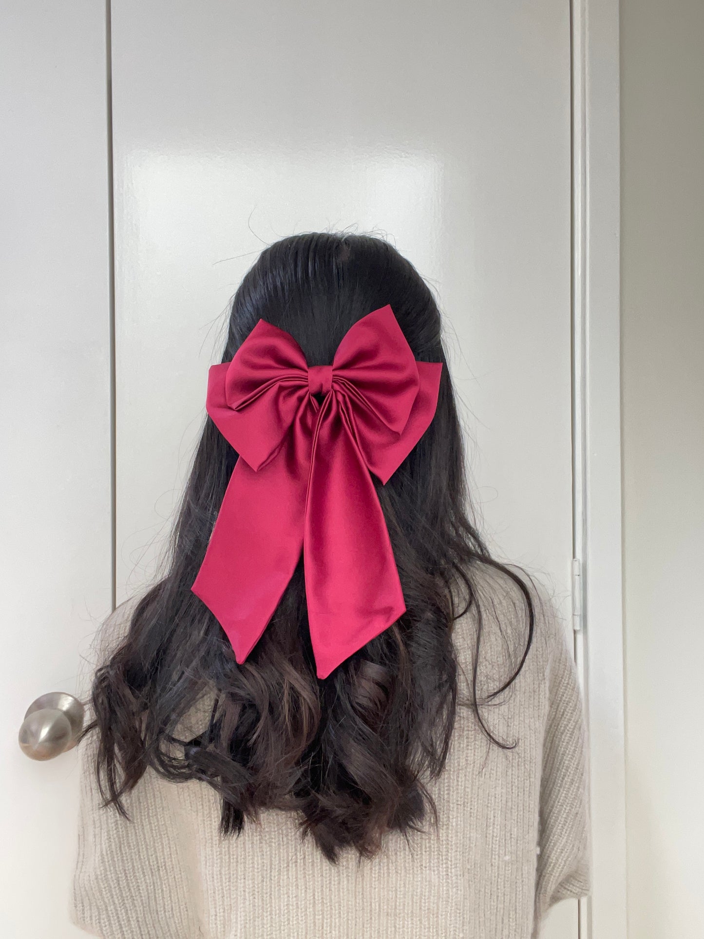 Oversize Bow in Red