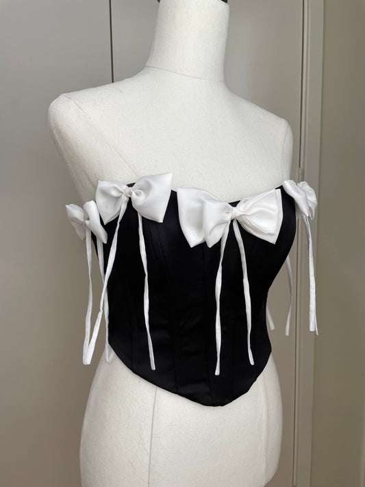 Black Bow Corset