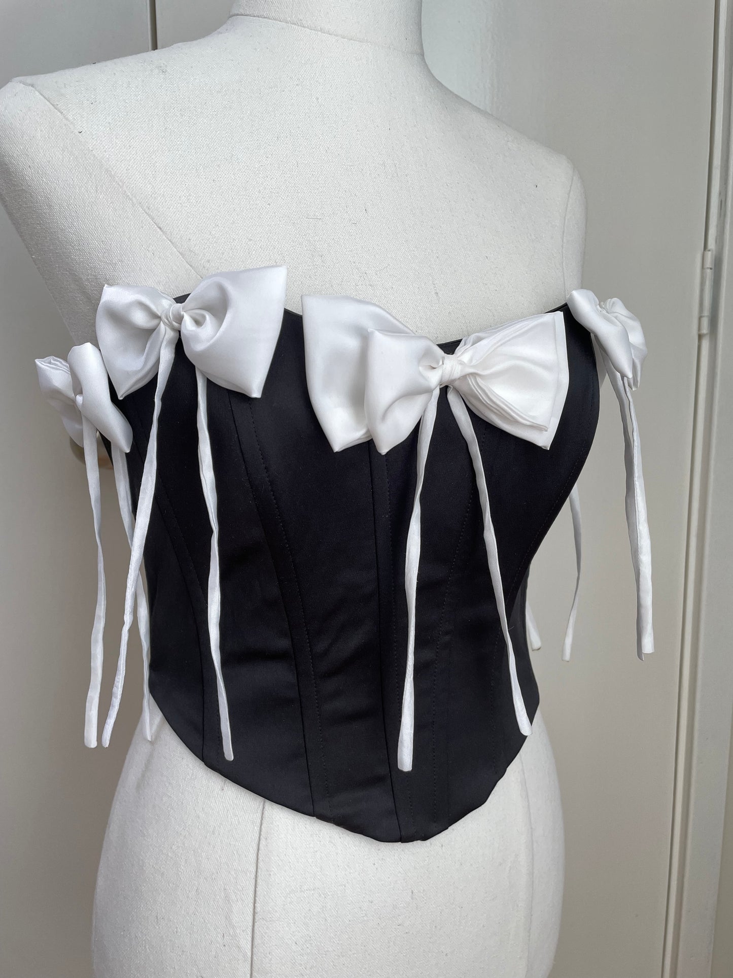 Black Bow Corset