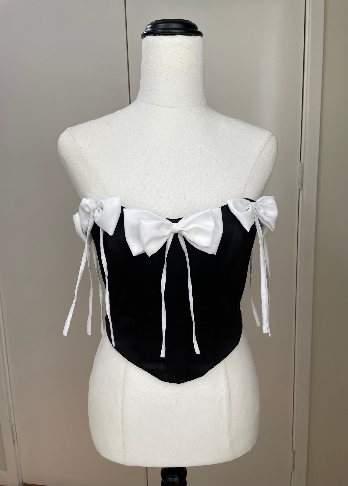 Black Bow Corset