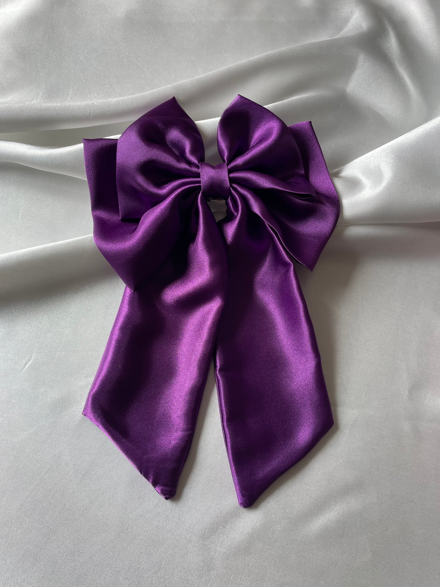 Oversized Bow in Purple