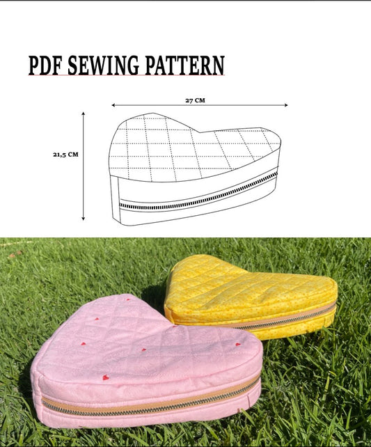 Love Makeup Bag Sewing Pattern
